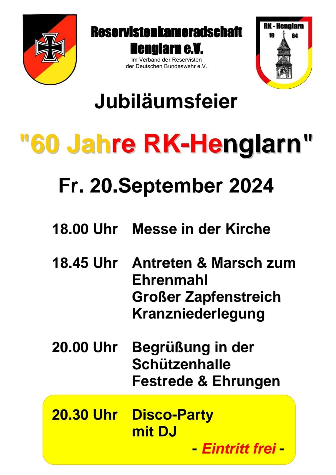 60 Jahre RK Henglarn e.V.